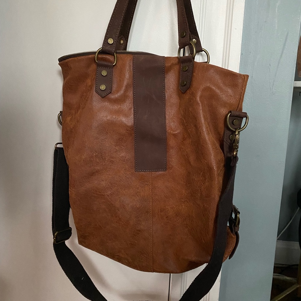 Italian Leather Tote Bag